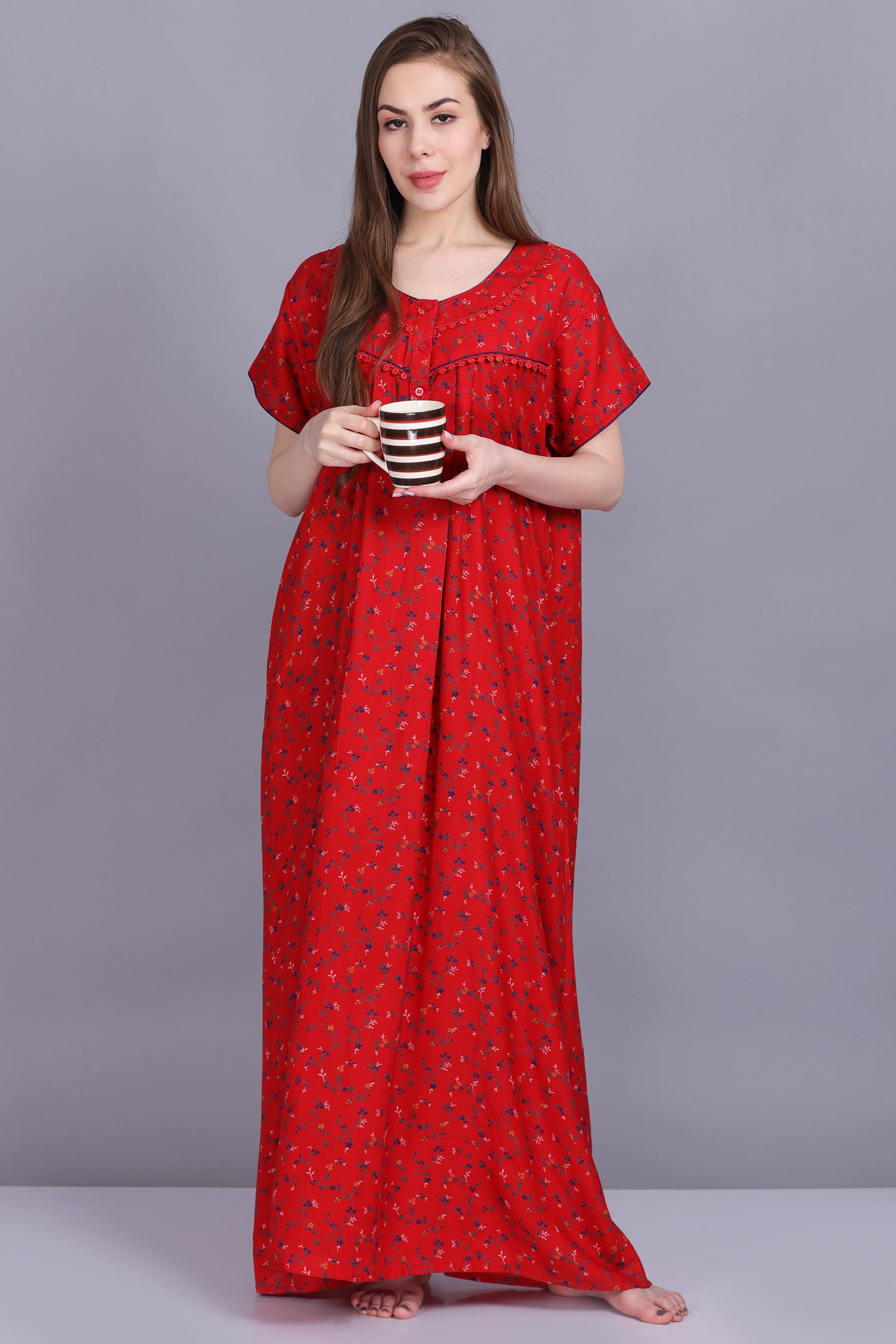 Latest on sale night gown